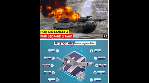 How Did Lancet 3 Find Leopard 2 Tank - Miltec by Military-TV