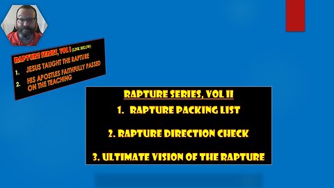 Rapture Series, Vol II: Packed and ready!