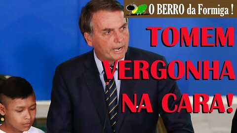 Bolsonaro faz um dos mais contundentes discursos contra a esquerda e jornazistas