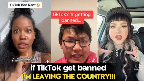 Tiktok To Be Banned In The US Updates |Rants People Are Pissed Pt 1
