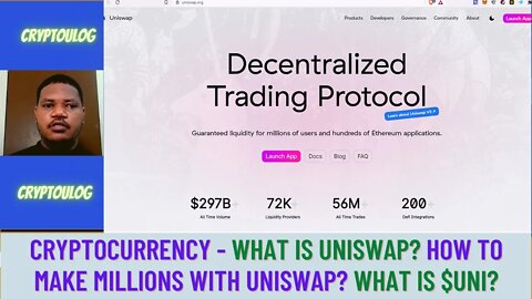 Cryptocurrency - What Is Uniswap? How To Make Millions With Uniswap? What Is $UNI?