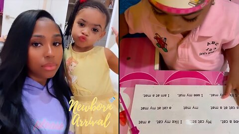 Yung Miami's 3 Year Old Daughter Summer Shows Off Her Reading Skills! 👩🏾‍🏫