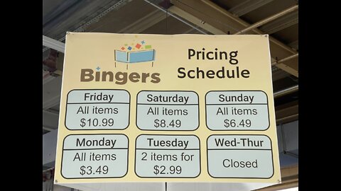 Bingers Wholesale Retail Closeout Bulk store NYC Queens (05-2022) Longer Version