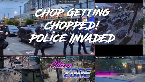 Seattle Police Invade the CHOP #BLM Endgame Citizen Zone Live 7-1-2020