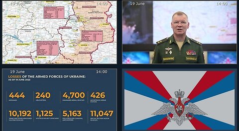 19.06.23 ⚡️ Russian Defence Ministry report on the progress of the deNAZIficationMilitaryQperationZ