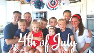 Family of 10 celebrates 4th of July with Family & Friends