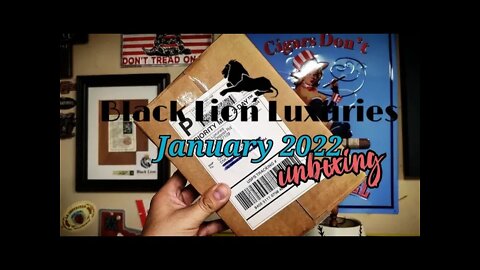 Black Lion Luxuries Monthly Cigar Club Unboxing | January 2022