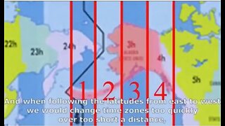 FLAT EARTH HIDDEN WITHIN TIME ZONES