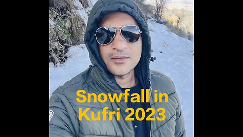 Snowfall 🌨️ in Kufri Himachal Pradesh