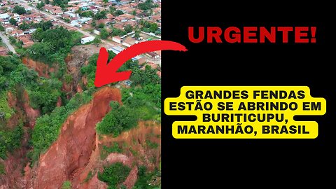 GRANDES FENDAS ESTÃO SE ABRINDO EM BURITICUPU NO MARANHÃO BRASIL