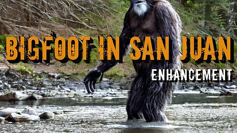 Bigfoot in San Juan | Enhancement | Old Video