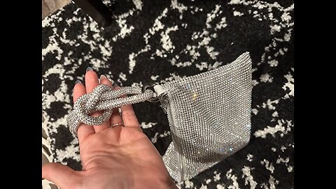 Rhinestone Hobo Bag for Women Chic Evening Handbag Shiny Purse for Travel Vacation 2022