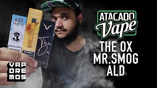 ATACADO VAPE: THE OX, MR. SMOG E ALD