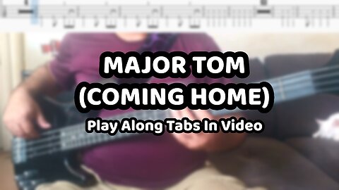 Peter Schilling - Major Tom (Coming Home) - Bass Cover & Tabs