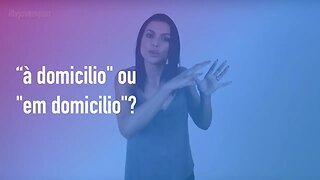 Pergunte para Cíntia Chagas #12 - "Entregamos à domicilio" ou "em domicilio"?