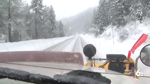 ITD reminding drivers to safely share the road with snowplows