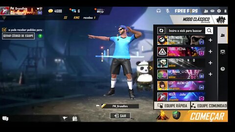 FREE FIRE COM INSCRITOS! QUANDO CHEGAR 1K SORTEIO DE GIFTCARD!