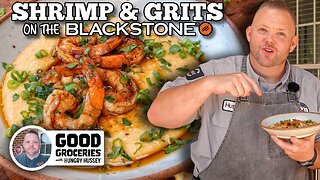 Shrimp and Grits on the Blackstone