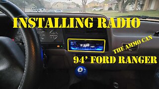 Installing Radio in 94 Ford Ranger