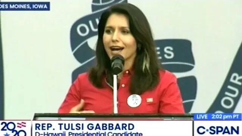 Tulsi Gabbard "Yesterday Trump Announced Deployment Of More Troops To Protect Saudi Arabia's Oil!"