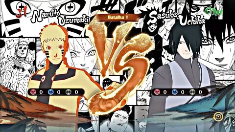 NSUNS4: Naruto Uzumaki vs Sasuke Uchiha (Road to boruto | Dublado PT-BR)