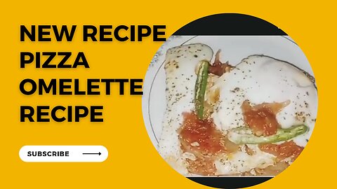 How to make Flavorful Pizza Omelette Recipe in Hindi by Kitchen with Musfara