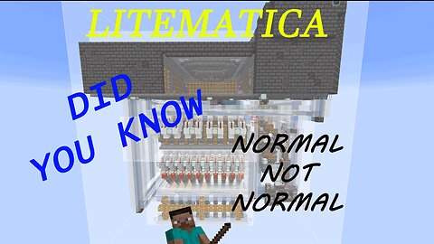 Minecraft LiteMatica (Did You Know) Simple Area Selection is weak?