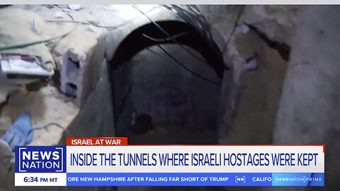 Video: Inside the Hamas tunnel where hostages were kept