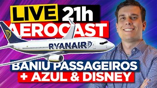 Ryanair BANIU um monte de gente, comisárias vestindo TENIS e a nova frota da Disney