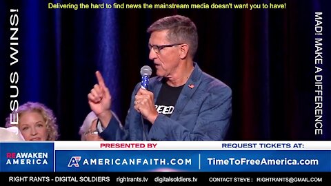 REAWAKEN AMERICA IN SAN ANTONIO REMIX: GEN. FLYNN, ALEX JONES, MEL K (PART 1)