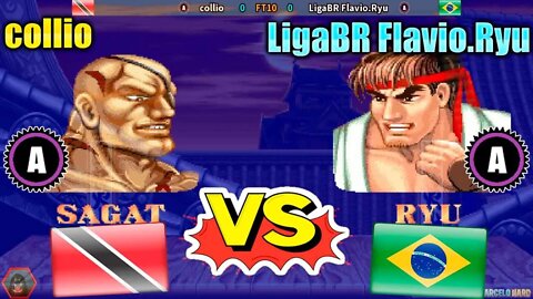 Street Fighter II': Champion Edition (collio Vs. LigaBR Flavio.Ryu) [Trinidad and Tobago Vs. Brazil]