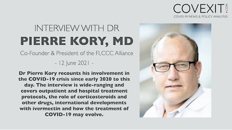 Dr. Pierre Kory - Outpatient and hospital treatment protocols