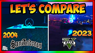 GTA 5 vs GTA SAN ANDREAS - How Things Have Changed | Old vs New