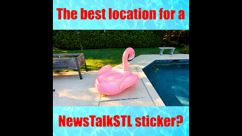 Best Location for a NewsTalkSTL Bumper Sticker?