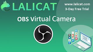 How to use OBS virtual camera in Lalicat virtual browser?