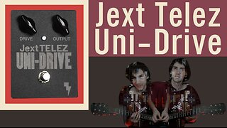 ⚡ Jext Telez 🎸 Uni-Drive 🔌 Fairchild Black Button Transistor 🎵 Fuzz Pedal 🔊 DOUBLE VISION 👁️👀👁️Music