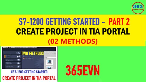 0083 - Create S7-1200 project in TIA Portal