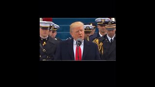 Trump’s Inauguration Speech - Notice The REAL Overcoats Have Shoulder Frills