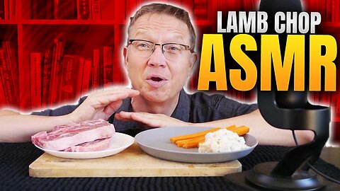 Cooked at Home Lamb Chop Mukbang With Coleslaw and Carrot, ASMR Mukbang Eating Sounds Rumble Video