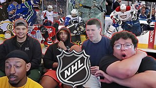 AMERICAN FOOTBALL PLAYERS REACT TO NHL BIGGEST HITS
