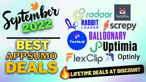 Top 10 Best Appsumo Lifetime Deals in September 2022 | | Get Upto 98% OFF