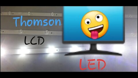 Thomson flat screen tv teardown for free LED strips