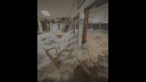 Huge Wave Smashes Thru Doors, Windows of U.S Army Base In Marshall Islands