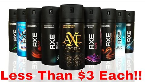 12 AXE body spray deodrant Anit-Aerspirant (12X 150 ml/5.07 oz