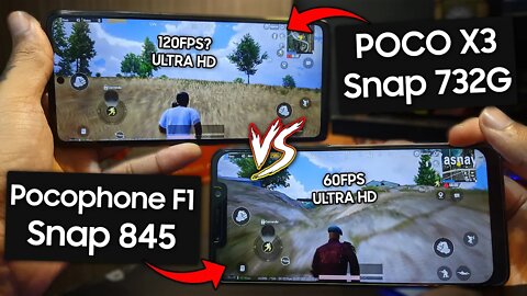 POCO X3 VS POCO F1 | PUBG MOBILE NO ULTRA HD! | QUEM RODA MELHOR?