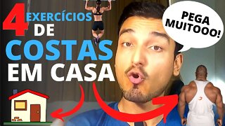 💪Como treinar COSTAS em CASA? ❌{Como Treinar Costas SEM EQUIPAMENTO}