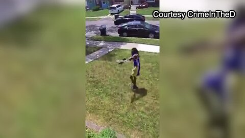 Video captures man opening fire on Detroit house