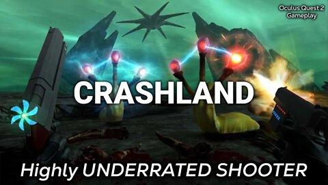CRASHLANDS VR! Highly UNDERRATED! Gameplay video and Demo of my fear of Spiders!!