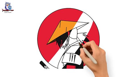 How To Draw Anime Samurai Tutorial - DIY Easy Sketches