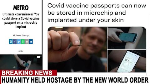 MARK OF THE BEAST VACCINE PASSPORT SYSTEM CONFIRMED